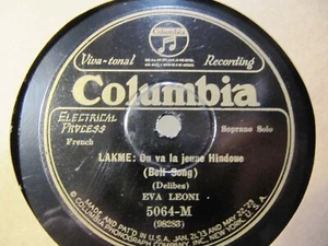 1926 EVA LEONI Hungarian LAKME Bell Song Saint Saens PARYSATIS Rossignol et ROSE - Picture 1 of 2