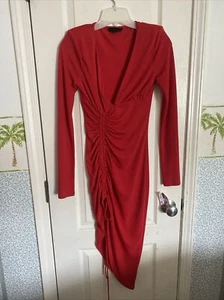 h:ours Kleid Größe Small rot - Bild 1 von 5