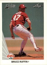 2012 Leaf Memories 90 Leaf Buyback Silver #151 Bruce Ruffin /20