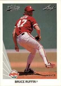 2012 Leaf Memories 90 Leaf Buyback Silver #151 Bruce Ruffin /20