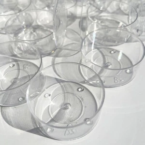 BULK BUY Tea Light Cups Polycarbonate - Highest V0 Heat Resistant Polycarbonate - Picture 1 of 4