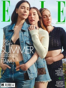UK Elle Magazine HAIM Sisters, Lizzy Caplan, Chanel, Summer Style, July/Aug 2023 - Picture 1 of 3