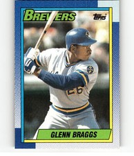 1990 Topps 88 Glenn Braggs   Milwaukee Brewers