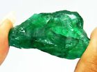 Natural Emerald 78 Ct Colombia Green Rough Cut Loose Gemstone P-4487