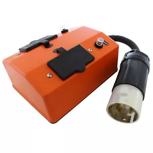 1.5ft 50A 125/250V SS2-50P/ CS6365 Plug to 5-20 PDU OUTLET BOX (GFCI & Breakers) - Picture 1 of 8