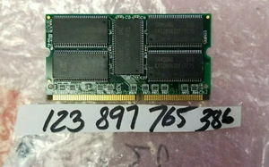 256MB 1RX4 SD SDRAM PC100 CL2 144PIN SODIMM ECC SINGLE RANK CHANNEL 32X4 NON-REG - Picture 1 of 1