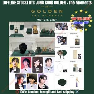 [FINAL] BTS JUNGKOOK Exhibition 'GOLDEN: The Moments' POP UP Official Merch - Picture 1 of 65