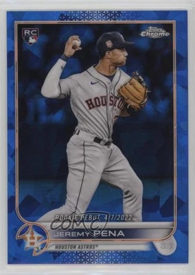 2022 Topps Chrome Update Sapphire Edition Debut Jeremy Pena #US276 Rookie RC - Image 1 of 2