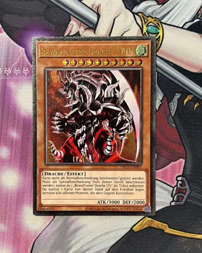 Yugioh! Bewaffneter Drache LV10 - OP15-DE001 - Ultimate Rare - Deutsch - Bild 1 von 1