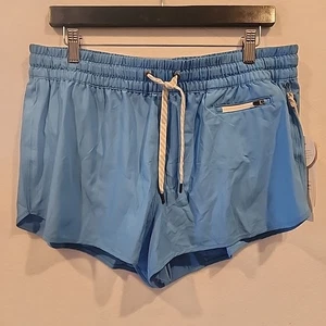Vuori Clementine 2.0 Shorts 2.5" Size XL Lined Baltic Blue NEW - Picture 1 of 6