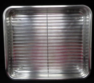 Heavy-Duty Stainless Steel 15x17 Rectangle Roasting Pan with Rack - Picture 1 of 5