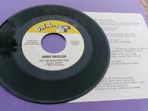 Anne English 45 EX All I'm Waiting For/Love's So Hard to Find - Imagen 1 de 2