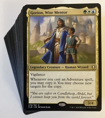 MTG Magic The Gathering Bant Gorion, Wise Mentor Budget 100 Card Commander Deck - Image 1 of 4