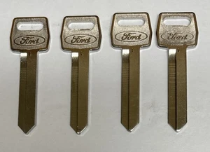 4 VINTAGE UNCUT KEY BLANKS FORD Motor Company. - Bild 1 von 2