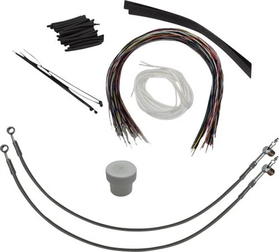 Kit de manillar de instalación Fat Baggers EZ - bicicleta de calle trenzada para motocicleta 109716 Foto 1 de 3