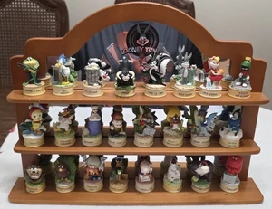 1998 Lenox Looney Tunes 24 Piece Thimble Collection With Boxes & Display & COA - Picture 1 of 22