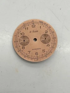 Vintage Le Piare Chronograph Watch Dial - Uhrmacher Ersatzteile - Bild 1 von 1