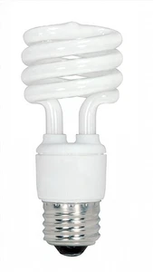 Satco S6237 13W T2 Ultra Mini Spiral Cfl Light Bulbs 5000K White 4 Pack - Picture 1 of 1