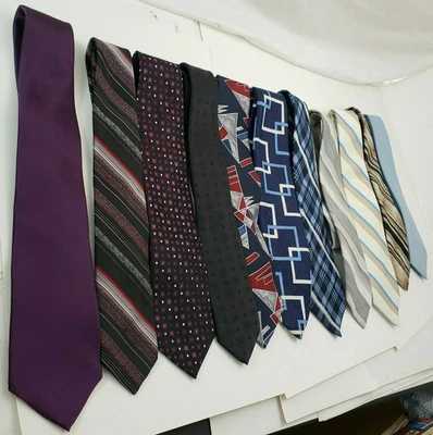 LOTE de 11 corbatas para hombre marcas surtidas corbatas Stafford/Wembely/Damon/Prince Igor  Foto 1 de 4