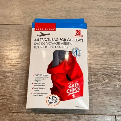 Bolsa de viaje aérea Childress Gate Check para asientos de coche elevador portabebés rojo Foto 1 de 3