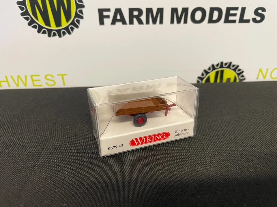 WIKING 087943 1:87 SCALE SINGLE AXLE TIPPING TRAILER - Image 1 of 1