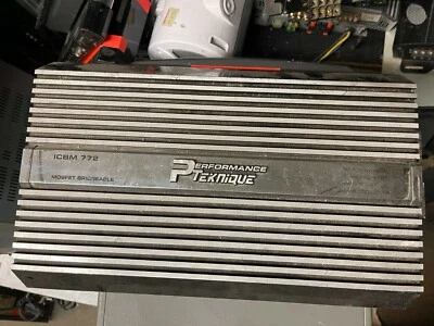 **AS IS/FOR PARTS ONLY** Performance Teknique ICBM 772 MOSFET Amplifier - Image 1 of 4