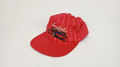 1993 KENNY WALLACE # 40 грязь дьявол красный бейсболки кепка/шляпа винтажный nascar - Изображение 1 из 4