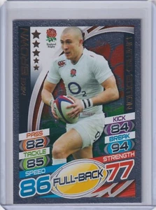 2015 Topps Rugby Attax England - Mike Brown limitierte Auflage Karte - Bild 1 von 2