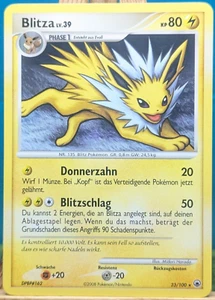 POKEMON - Maestoso Mattino - Blitza Lv. 39 - 23/100 - Non Holo - tedesco - Foto 1 di 2