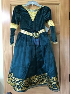 NWT Disney Store Merida Costume Girls Dress Up 4,5/6,7/8,9/10 Brave - Picture 1 of 2