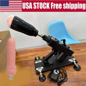 Electric Women Sex Machine Automatic Thrusting Dildo Love Masturbation Cup Men - Picture 1 of 20