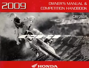 OEM Genuine Honda Owner's Manual & Competition Handbook 2009 CRF250R/CRF250 - Bild 1 von 2