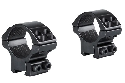 HAWKE 22100 25,4mm Ringmontage Niedrig für 9-11mm Schiene Zielfernrohr-Halterung - Bild 1 von 3