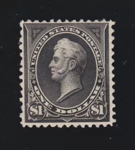 US 261A $1 Perry Mint Unwatermarked w/ PF Cert F-VF OG PH SCV $2100 - Picture 1 of 3