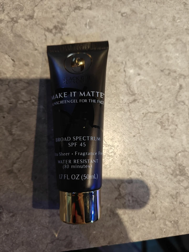 Солнцезащитный крем для девочек R3-Black SPF 45 Make It матовый гель 1,7 унции запечатанный - Изображение 1 из 1