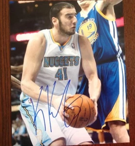Kosta Koufas Hand Signed 8x10 Photo Denver Nuggets - Picture 1 of 2