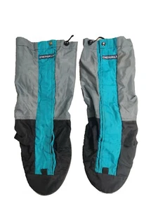 Denali Berghaus Gaiters Skywalk Sole Over Boot – Size M – Blue/Gray – USA Made - Picture 1 of 9