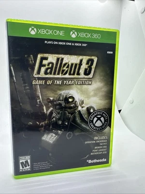 Fallout 3 - Game of the Year Edition (Microsoft Xbox ONE, 2009) No Manual - Image 1 of 4