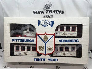 LGB Pittsburgh 1988 NURNBERG 10th Year Limited Edition Set White G Scale RARE - Picture 1 of 19