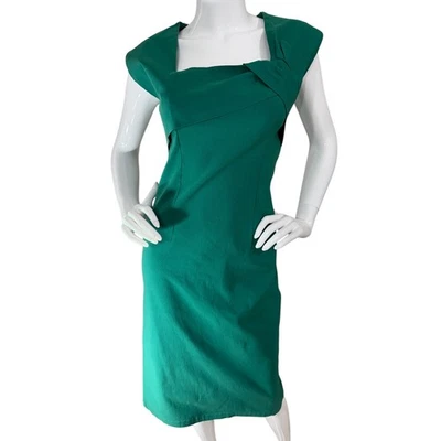 Vestido Bettie Page Las Vegas Verde Movible XL Retro Pinup Cuello Cuadrado Foto 1 de 4