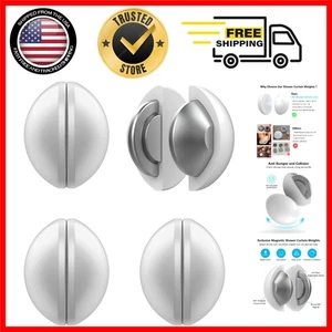 Magnetic Silicone Shower Curtain Weights - Secure Your Curtains with Elegance - Picture 1 of 9