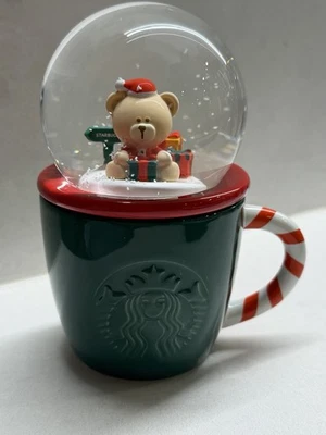 Taza Starbucks Snow Globe Demi 3 oz vacaciones de Navidad 2025 exclusiva de Corea nueva en caja Foto 1 de 4