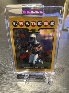 2008 Topps Chrome LaDainian Tomlinson #TC124 Encased Gold Refractor /199 HOF - Picture 1 of 2
