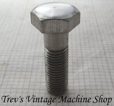 5/16 BSCy CEI cycle thread 26tpi bar turned stainless steel bolts, opt nuts - Image 1 of 2