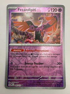 Pokemon TCG Card Prismatic Evolutions 045/131 Fezandipiti Reverse Holo - Picture 1 of 1