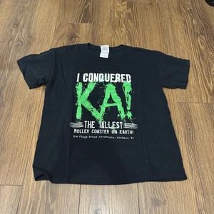 ‘I conquered Ka!’ Rare VHTF OOP Kingda Ka Shirt S - Picture 1 of 5