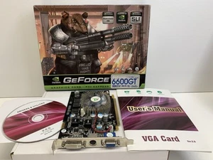 Vintage Nvidia Geforce 6600GT DDR2 Graphics Card PCI Express 2007 - Picture 1 of 24