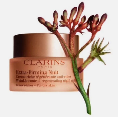 Clarins Extra-Firming Night Cream - For Dry Skin - 1.6 oz - Sealed - Image 1 of 4