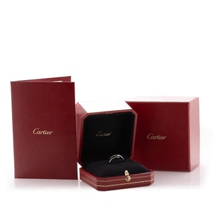 Cartier Juste Un Clou Ring 18K White Gold Size 49 Reference B4226000 - Picture 1 of 6