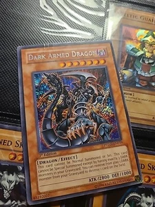 Yugioh MP DarkArmed Dragon 1st Edition Secret Rare PTDN-EN019 Phantom Of Darknes - Picture 1 of 12